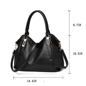 Dobsion womens purses and handbags bags coach crossbody tote cross body bag purses for women handbags for women women's crossbody handbags shoulder bag bags for women handbag Black