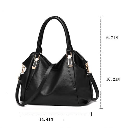 Dobsion womens purses and handbags bags coach crossbody tote cross body bag purses for women handbags for women women's crossbody handbags shoulder bag bags for women handbag Black