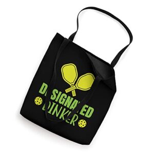 Funny Pickleball Designated Dinker Tote Bag