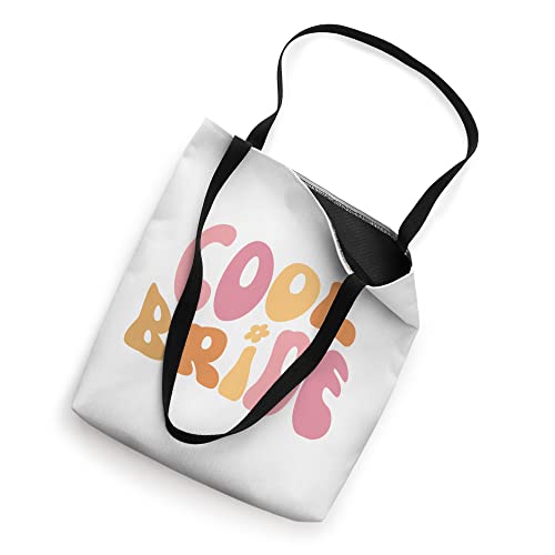 Colorful Retro Cool Bride, Future Mrs Wedding, Bachelorette Tote Bag