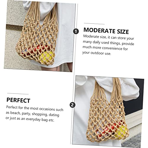 TENDYCOCO 1pc Shoulder Bags Crossbody Tote Bags for Women Crossbody Sling Bags for Women Woven Crossbody Bags for Women Crossbody Chain Bag Straw Hobo Bag Women Clutch Handbag Handbag Tote