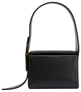 giuseppe zanotti, lorellie leather shoulder bags, one size, black