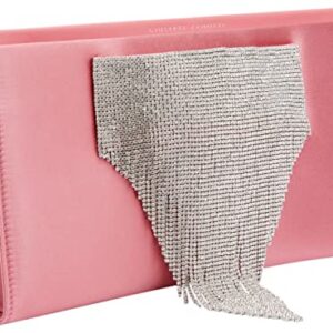 Giuseppe Zanotti, Josiane Crystal Clutches, One Size, Hot Pink