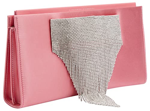 Giuseppe Zanotti, Josiane Crystal Clutches, One Size, Hot Pink