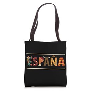 spanish souvenir spain espana tote bag