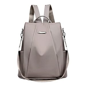 women’s backpack purse fashion travel ladies shoulder bags college shoulder bags anti-theft rucksack handbags travel bag khaki