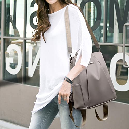 Women's Backpack Purse Fashion Travel Ladies Shoulder Bags College Shoulder Bags Anti-Theft Rucksack Handbags Travel bag Khaki