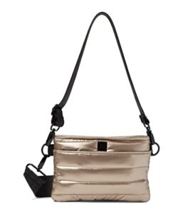 think royln women’s bum bag/crossbody -the original, pearl cashmere, bronze, one size