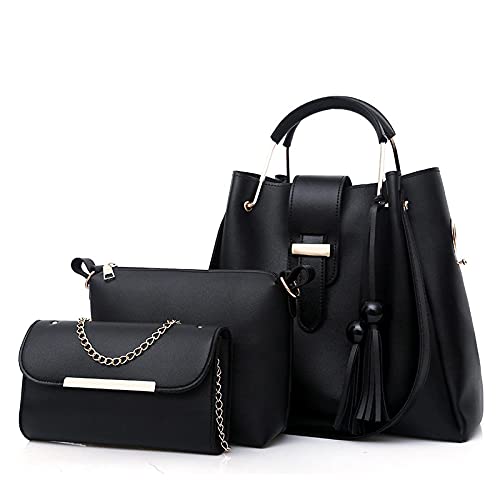 ZUKKY Trend Cross-Body Bag One Shoulder Versatile Tote Bag Women's Fashion Simple Sub-Mother Bag Black