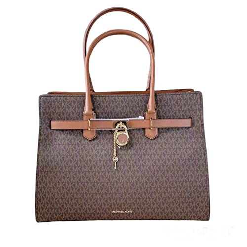 Michael Kors Hamilton XL EW Tote Lock Key Satchel