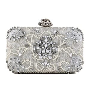 diamante crystal prom cocktail party wedding engagement evening bag purse clutch pouch