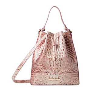 BRAHMIN Melbourne Marlowe Bucket Bag Pink Icing One Size