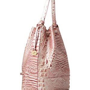 BRAHMIN Melbourne Marlowe Bucket Bag Pink Icing One Size