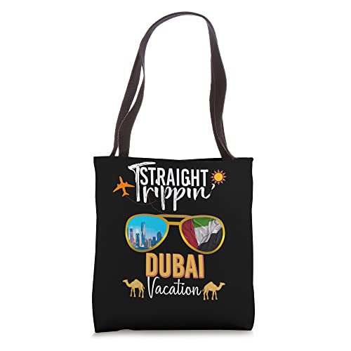 Straight Trippin Dubai Family Group Vacation Matching Tote Bag