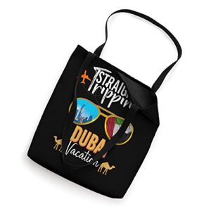 Straight Trippin Dubai Family Group Vacation Matching Tote Bag