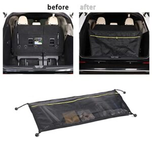 HAPPYHORSE For Toyo-ta Sen-na 2021-2023 Car Storage Bag For Center Console Storage Bag, Back Box Storage Bag, Seat Storage Bag Mesh Pocket Accessories (Trunk Mesh Pockets)