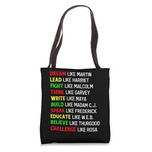 Black History Month Juneteenth Women Men Black Pride Tote Bag