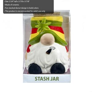 FASHIONCRAFT Gnome Stash Jar - Novelty Stash Jar