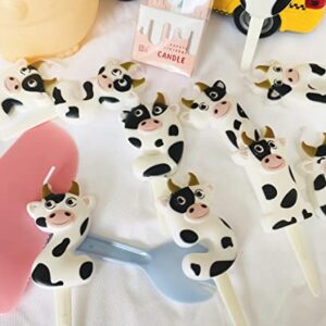 Number Birthday Candles Milk Cow Number Candles Party Supplies Number 3 Candle for Cake