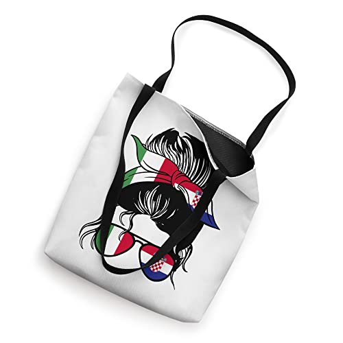 Italy and Croatia Mix Half Italian and half Croatian Tote Bag