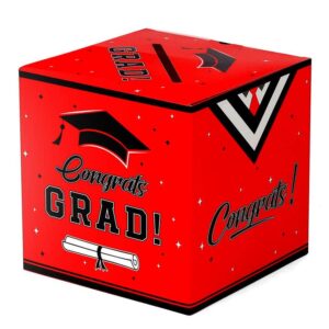 slergut 2023 graduation card box, card box for graduation party, graduation gift card box for 2023 graduation decorations, graduation party supplies for class of 2023 high school & college graduation