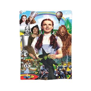 Wizard of Oz Blankets Super Soft Flannel Cartoon Throw Blanket Comfy Lightweight Bedding Blanket 50"x40"