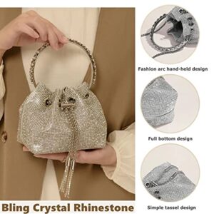 Women Rhinestones Crystal Evening Bags Crossbody Bags Women Purse Bling Bling Bag Shoulder Cross-body Purses for Cocktail Prom Wedding Party