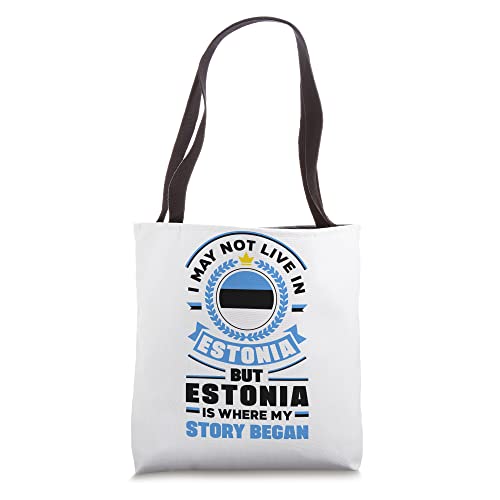 Estonia Estonian Estonia Flag Quote Tote Bag