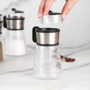 5g Push-type Salt Dispenser Kitchen Condiment Cuisine Pepper Shaker Spice Salt Sugar Bottle Jar Push Type Can Tin Seasoning