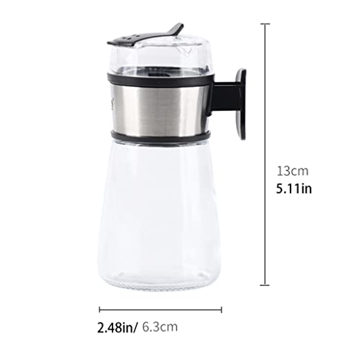 5g Push-type Salt Dispenser Kitchen Condiment Cuisine Pepper Shaker Spice Salt Sugar Bottle Jar Push Type Can Tin Seasoning