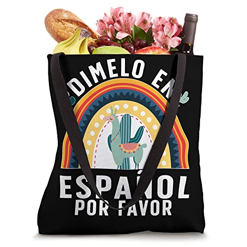 Dimelo En Español Por Favor Spanish Teacher Tote Bag