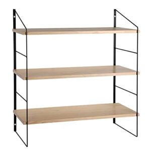 toylnga floating shelves,3 tier industrial bookcases,wall mounted hanging shelf,modern book shelves shelving for bedroom, living room,office storage & organization