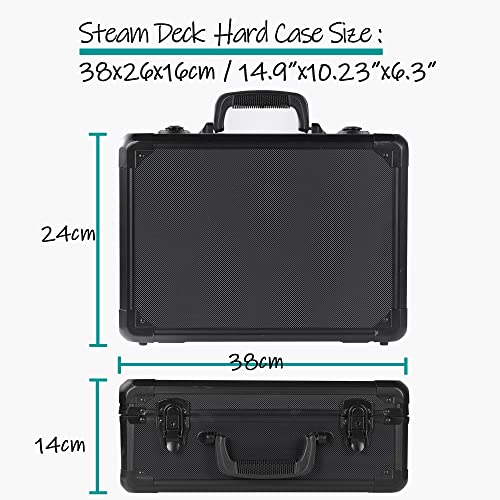 D DACCKIT Carrying Case for Steam Deck - Storage Case for Steam Deck Console & Accessories