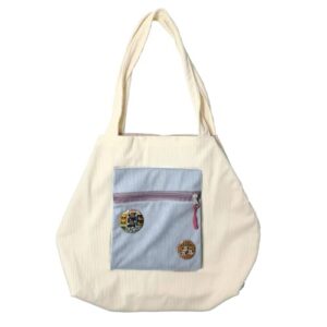 truelux large corduroy tote bag for women girls,cute aesthetic shoulder crossbody handbags purse for office travel school