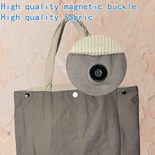 TrueLux Large Corduroy Tote Bag for Women Girls,Cute aesthetic Shoulder Crossbody Handbags Purse for Office Travel School