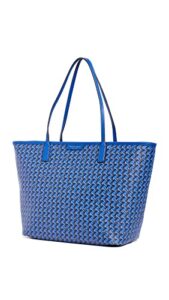 tory burch women’s ever-ready tote, mediterranean blue, one size