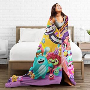 Soft Flannel Blankets Throw Bedding Room Decor Blanket for Bed Sofa Air Conditioning Blankets50 X40