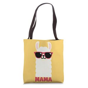 funny mama llama drama mama llama momma tees tote bag