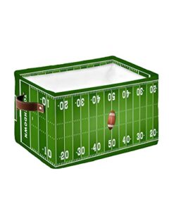 arttikke storage bins clothes organizer football game sports rugby field storage cubes bin with handles,foldable storage boxes for closet,storage basket for organizing shelves