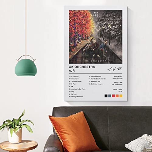 Ok Orchestra AJR Canvas Poster Bedroom Decoration Landscape Office Valentine's Birthday Gift Unframe-style12x18inch(30x45cm)