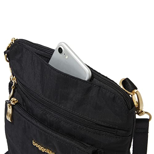 Baggallini Modern Pocket Crossbody Black/Gold Hardware One Size