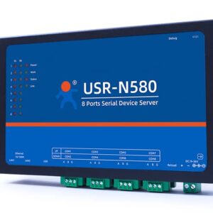 lubeby smart usr-n580 8 channels mqtt modbus gateway rs485 serial to tcp/ip ethernet device server converter