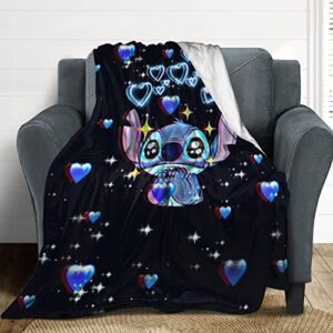 Anime Blankets Ultra-Soft Throw Blanket for Couch, Plush Cozy Blankets for Sofa Bed Lightweight Blankets 40"x50"