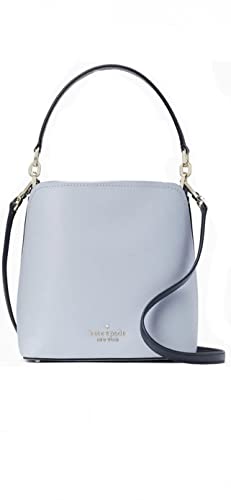 Kate Spade Darcy Small Bucket Bag Colorblcok Grain Leather (Pale Hydrangea Multi )