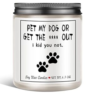 funny dog mom gifts for women, dog lovers gifts for women men, dog dad gifts for men, pet gifts, dog lover gift ideas, dog candle gifts for birthday christmas&thanksgiving day warm gift
