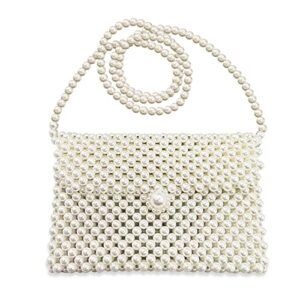 frutain pearl purse for women,beaded purse pearl bag,pearl clutch purse for women and girl,for party appointment