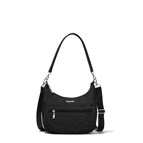 Baggallini Modern Pocket Half Moon Bag Black One Size