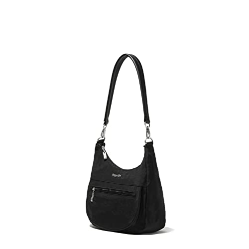 Baggallini Modern Pocket Half Moon Bag Black One Size