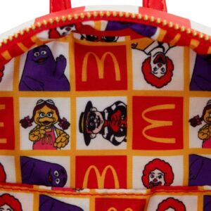 Loungefly McDonalds Ronald McDonald Double Strap Shoulder Bag