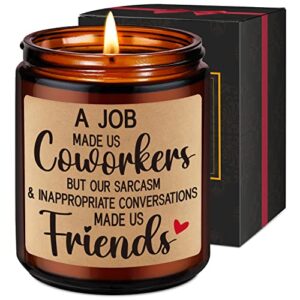 fairy’s gift coworker candle – funny coworker gifts for friends – coworker gifts for women, men, colleague, work bestie – friendship, going away, leaving, birthday gifts for co-worker, best friend